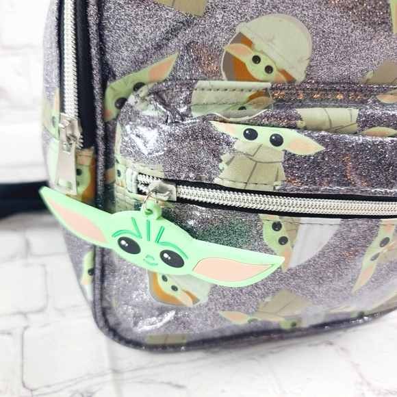 Star Wars Authentic Baby Yoda Mini Backpack Grogu The Child Mandalorian NEW - Picture 7 of 10